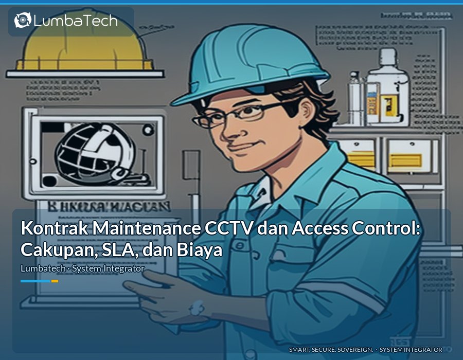 Kontrak Maintenance CCTV dan Access Control: Cakupan, SLA, dan Biaya