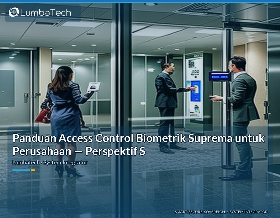 Panduan Access Control Biometrik Suprema untuk Perusahaan — Perspektif System Integrator