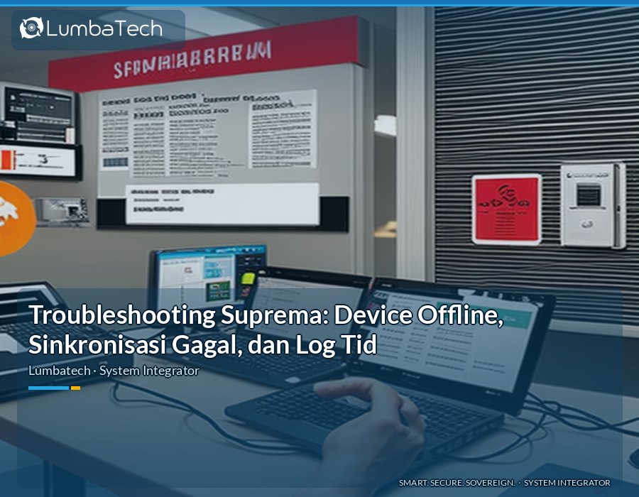 Penanganan Masalah Suprema: Device Offline, Sinkronisasi Gagal, dan Log Tidak Masuk