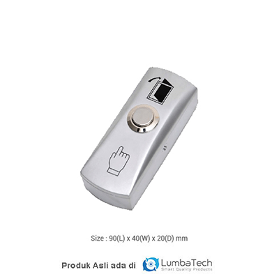 Outbow Metal Stainless Exit Button | Akses Kontrol