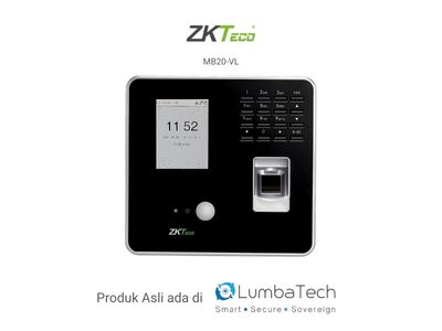 ZKTeco MB20-VL Mesin Absensi dan Akses Kontrol | face recognition, fingerprint, dan ID card 