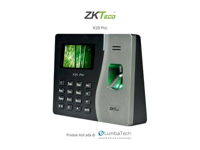 ZKTeco K20 Pro Mesin Absensi dengan Baterai Backup | Sidik Jari, Pin