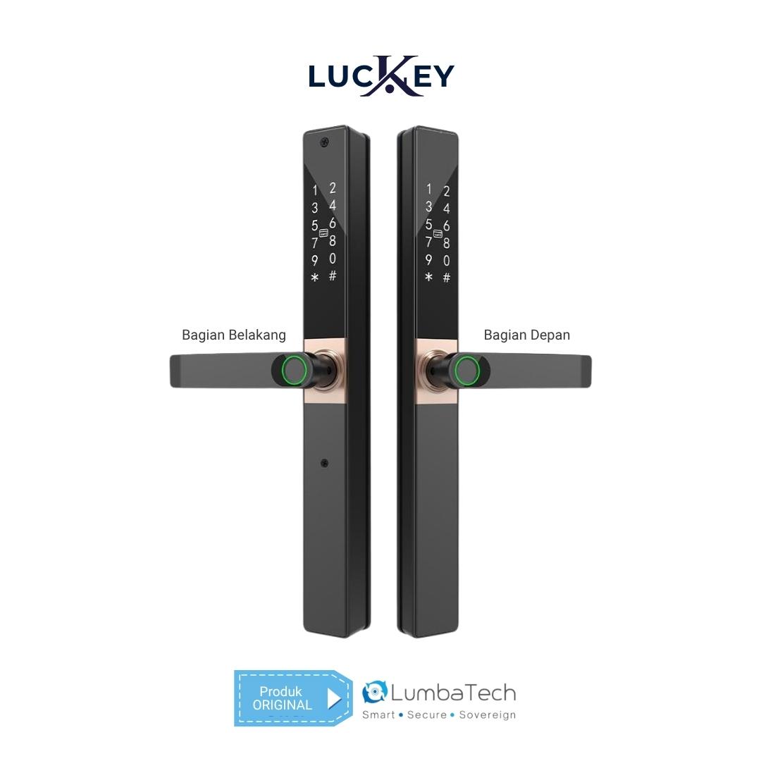 Luckey Smart Digital Lock BioRoseGold | Dual Finger, Pin