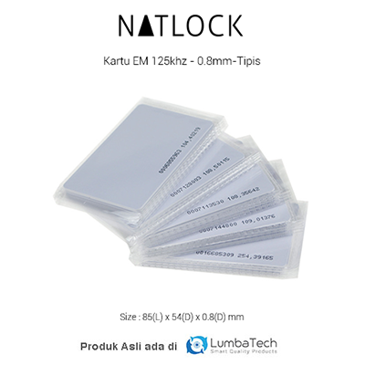Kartu RFID Proximity EM 125KHz Tipis