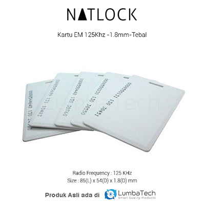 Kartu RFID Proximity EM 125KHz Tebal