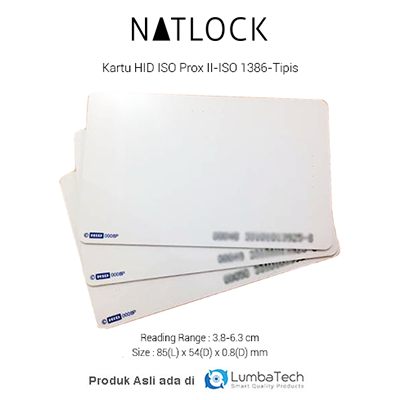 Kartu RFID HID Prox II ISO 1386 Compatible Tipis