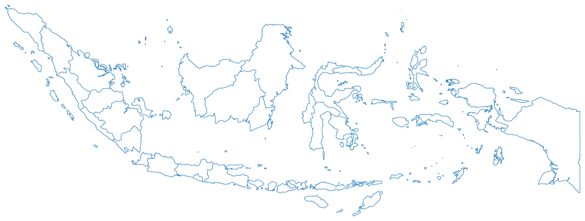Peta jangkauan layanan Lumbatech di seluruh Indonesia